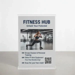 A6 Table Top Display Stand (T Shape)