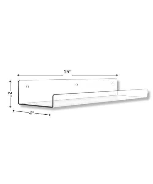 Acrylic Floating Shelves