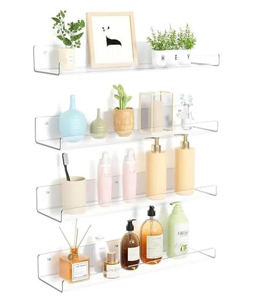 Acrylic Floating Shelves