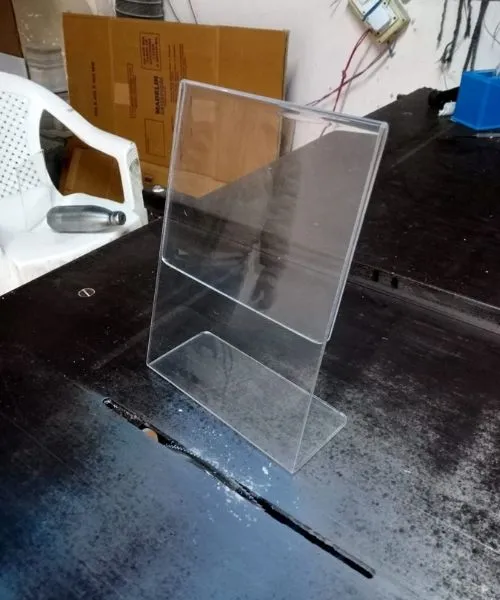 A6 Table Top Display Stand (L Shape)