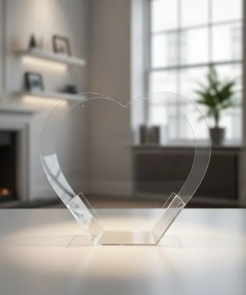 Heart Shape Clear Gift Bag