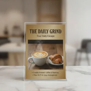 A5 Table Top Display Stand (L Shape) - Image 6