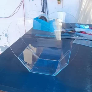 Heart Shape Clear Gift Bag - Image 3