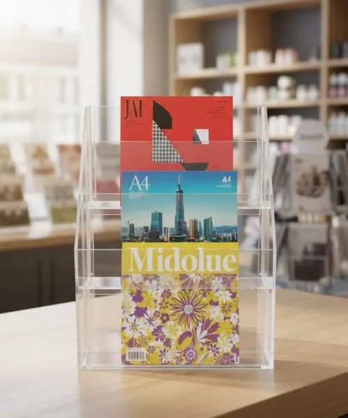 Acrylic Magazine Holder